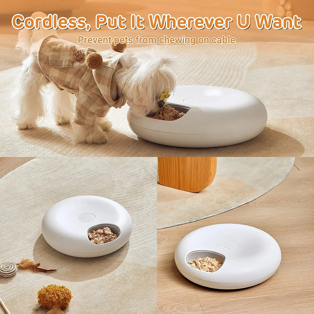 Rechargable Wet Food Cat And Dog Automatic Feeder Wet Food Samart