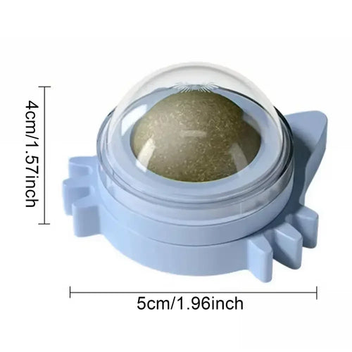 Catnip Balls Funny Lickable Dental Chew Toys for Kittens Interactive