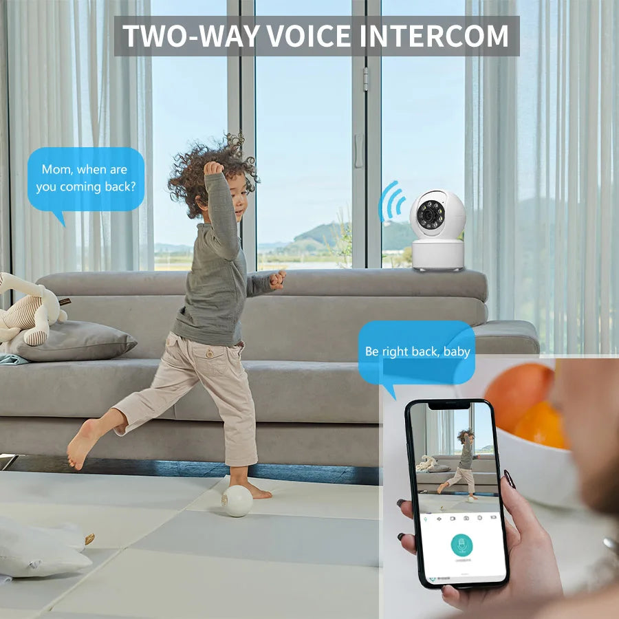 1080P Smart WIFI Indoor Security Protection Pet Baby Monitor Camera