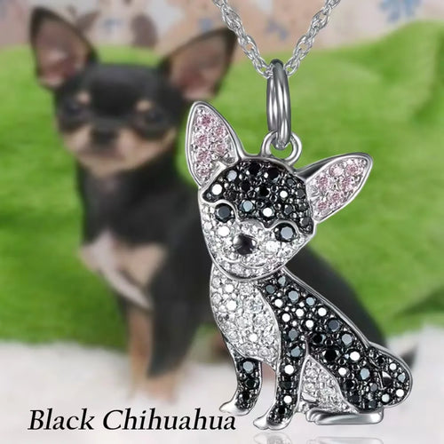 Exquisite Cute Beagle Pendant Necklace for Women Elegant Pet Puppy