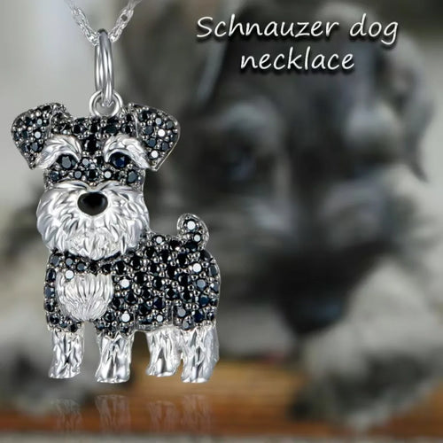 Exquisite Cute Beagle Pendant Necklace for Women Elegant Pet Puppy