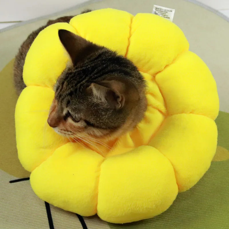 Sunflower Pet Elizabethan Collar Adjustable Anti-Bite Surgery