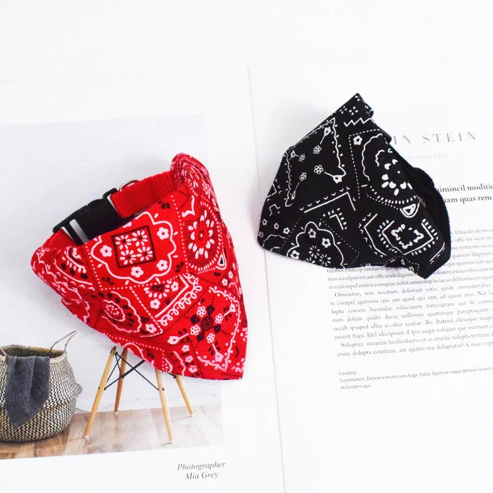 1pcs Adjustable Triangle Cat And Dog Scarf, Fashionable And