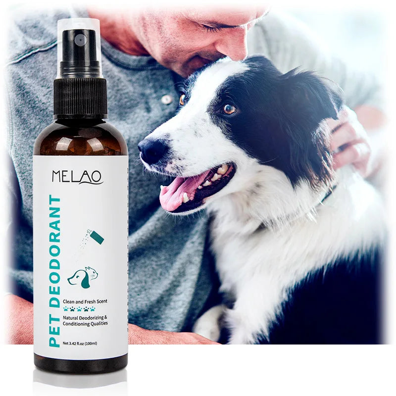 Natural Pet Deodorizing Spray for Cats Dogs Long Lasting Fragrance