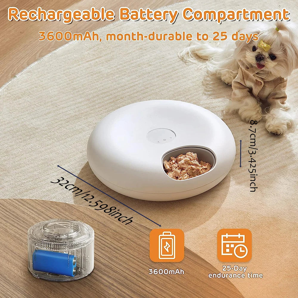 Rechargable Wet Food Cat And Dog Automatic Feeder Wet Food Samart