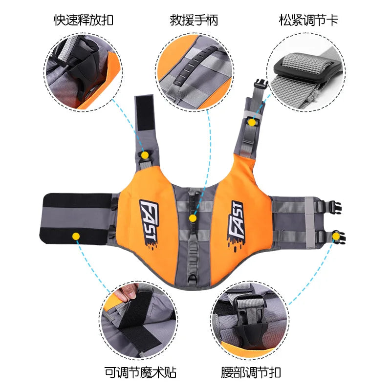 Pet Swimming Life Jacket Safety Vest for Dog in Summer Fashion