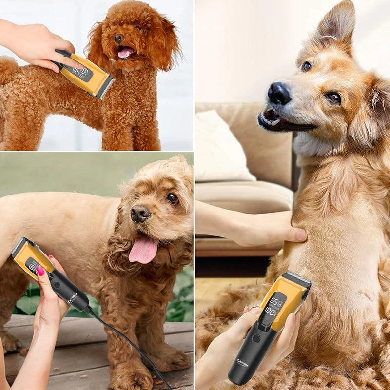 Pet Clipper Professional Dog Hair Trimmer Cat Grooming Shaver Type-C