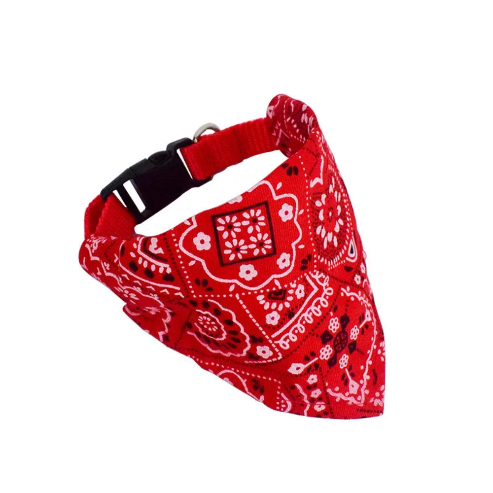 1pcs Adjustable Triangle Cat And Dog Scarf, Fashionable And