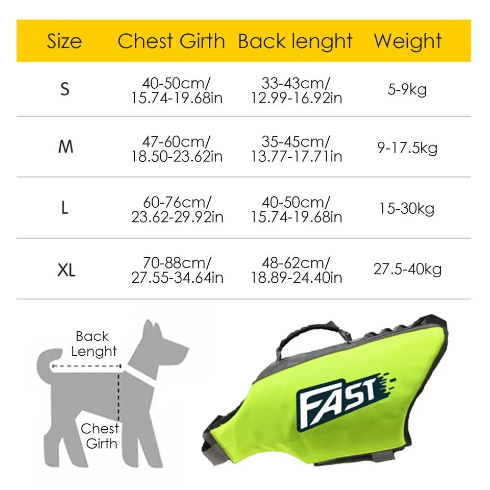 Pet Swimming Life Jacket Safety Vest for Dog in Summer Fashion