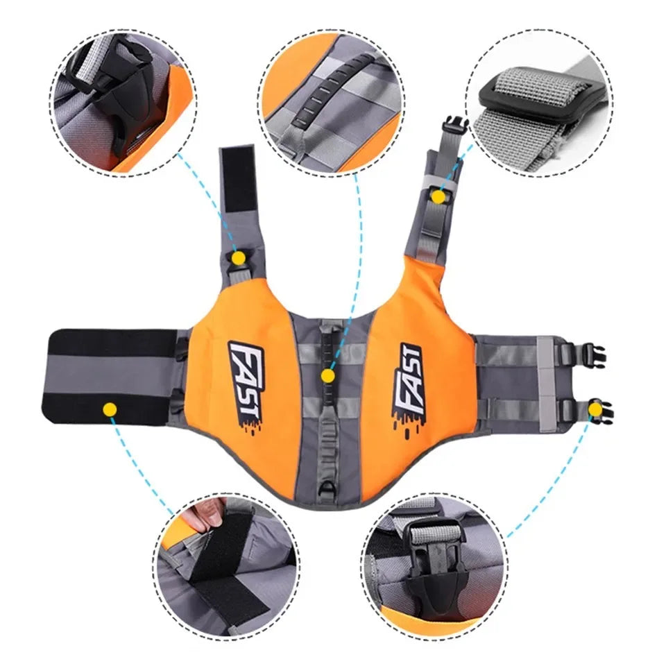 Pet Swimming Life Jacket Safety Vest for Dog in Summer Fashion