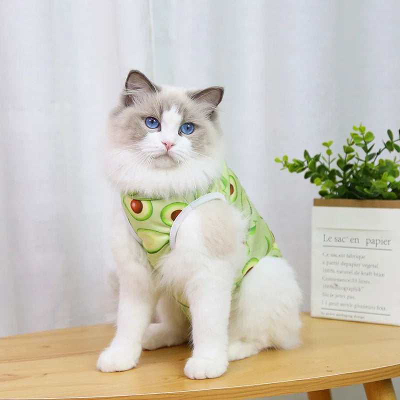 Cat Anti-licking Sterilization Clothes Pet Surgery Suit for Small Dog