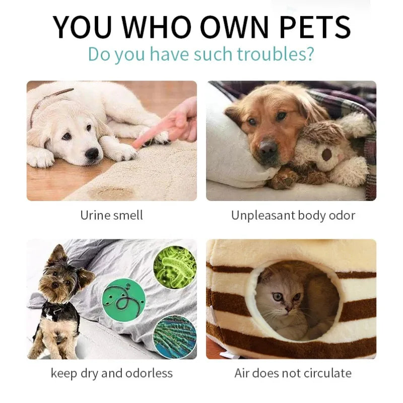 Natural Pet Deodorizing Spray for Cats Dogs Long Lasting Fragrance