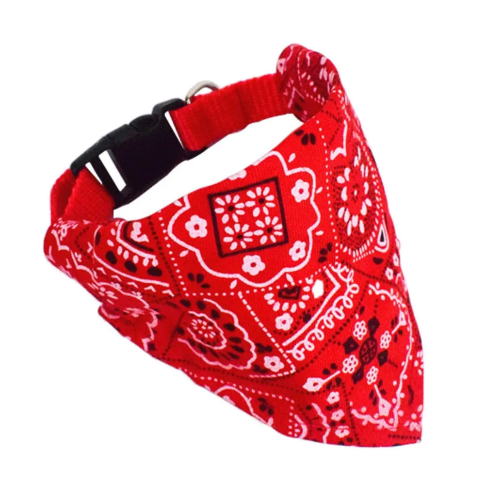 1pcs Adjustable Triangle Cat And Dog Scarf, Fashionable And