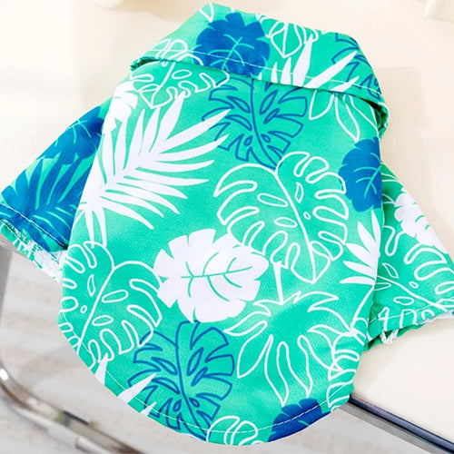 Summer Dog Clothes Hawaiian Style Pet Beach Dog Shirts Fashion Puppy