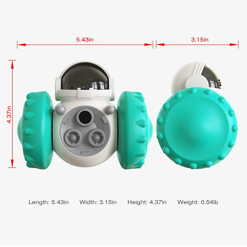 Dog Treat Leaking Toy For Small Big Dogs Tumbler Interactive Toys