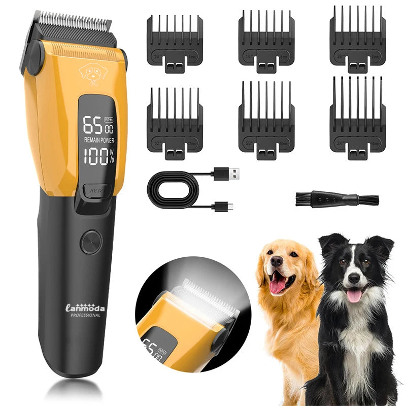 Pet Clipper Professional Dog Hair Trimmer Cat Grooming Shaver Type-C