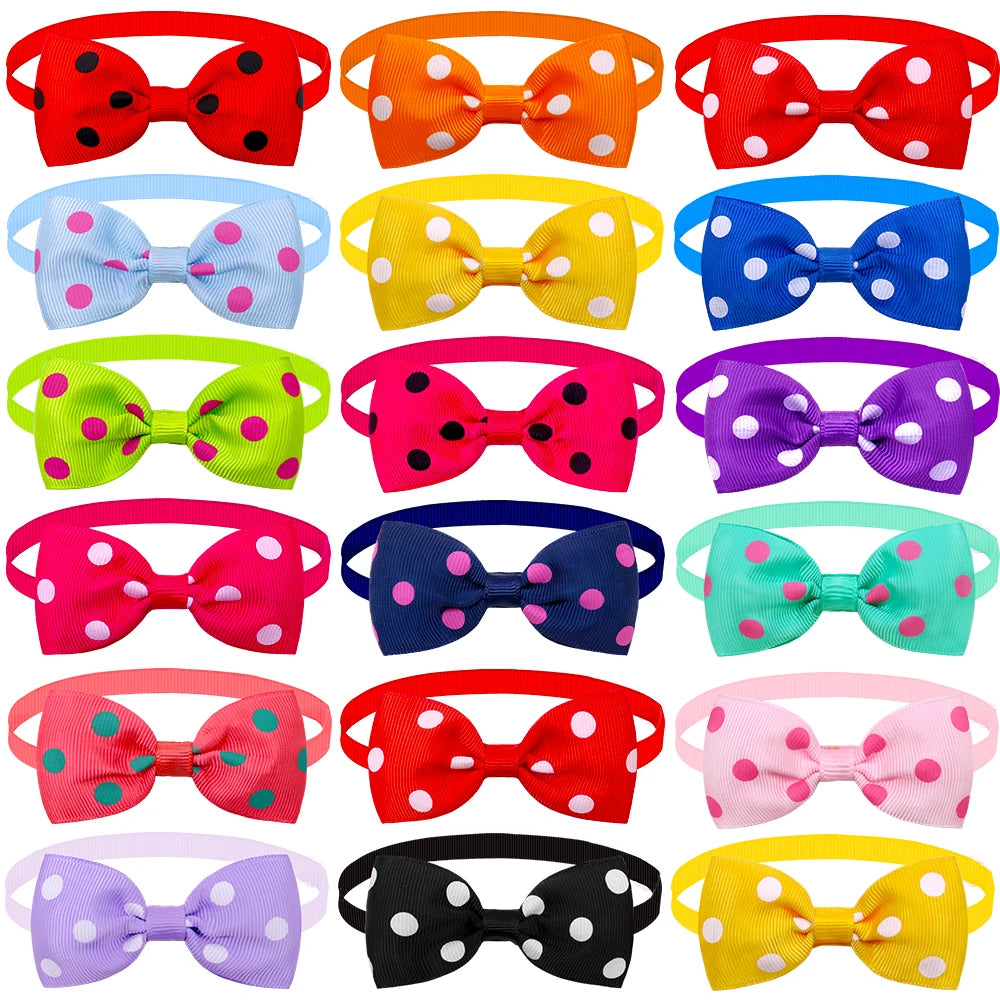 20pcs Dog Acccessories Dog Bow Tie  Bulk Dog Collar Bow Dog Bowtie
