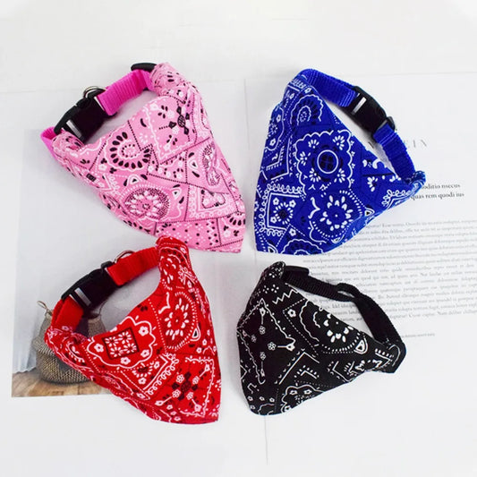 1pcs Adjustable Triangle Cat And Dog Scarf, Fashionable And