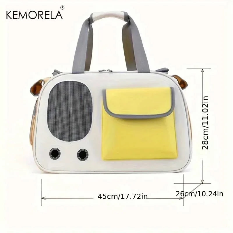 1Pcs Portable Pet Carrier Cat Bag For Cats And Dogs Ideal For Travel