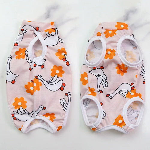 Cat Anti-licking Sterilization Clothes Pet Surgery Suit for Small Dog