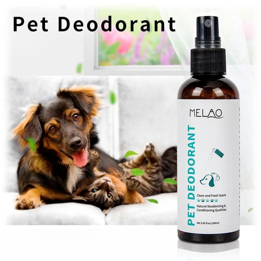 Natural Pet Deodorizing Spray for Cats Dogs Long Lasting Fragrance