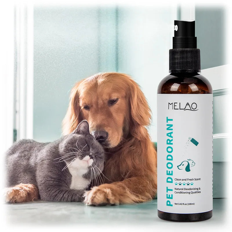 Natural Pet Deodorizing Spray for Cats Dogs Long Lasting Fragrance