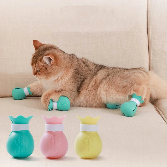 Silicone Cat Grooming Shoes